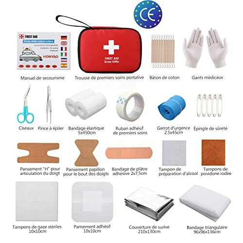 HONYAO Mini Trousse Premier Secours