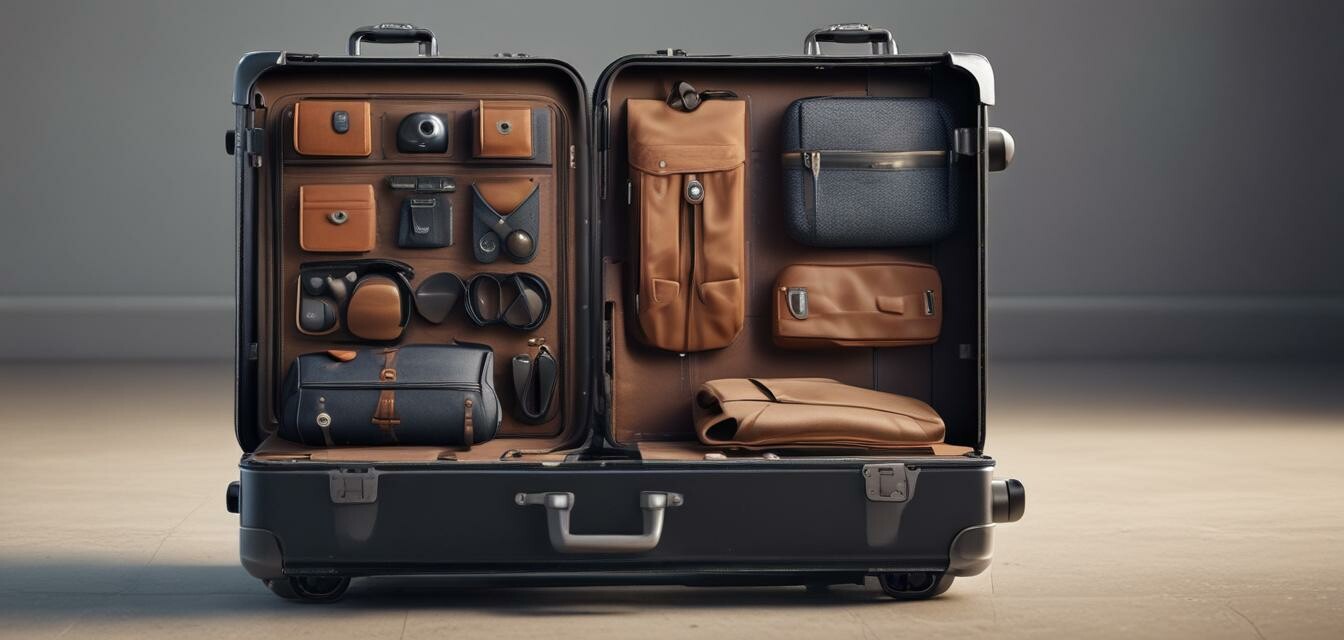 Smart travel luggage with innovative compartments